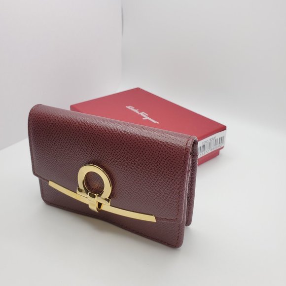 Salvatore Ferragamo Leather Card Case Wallet - Picture 5 of 8